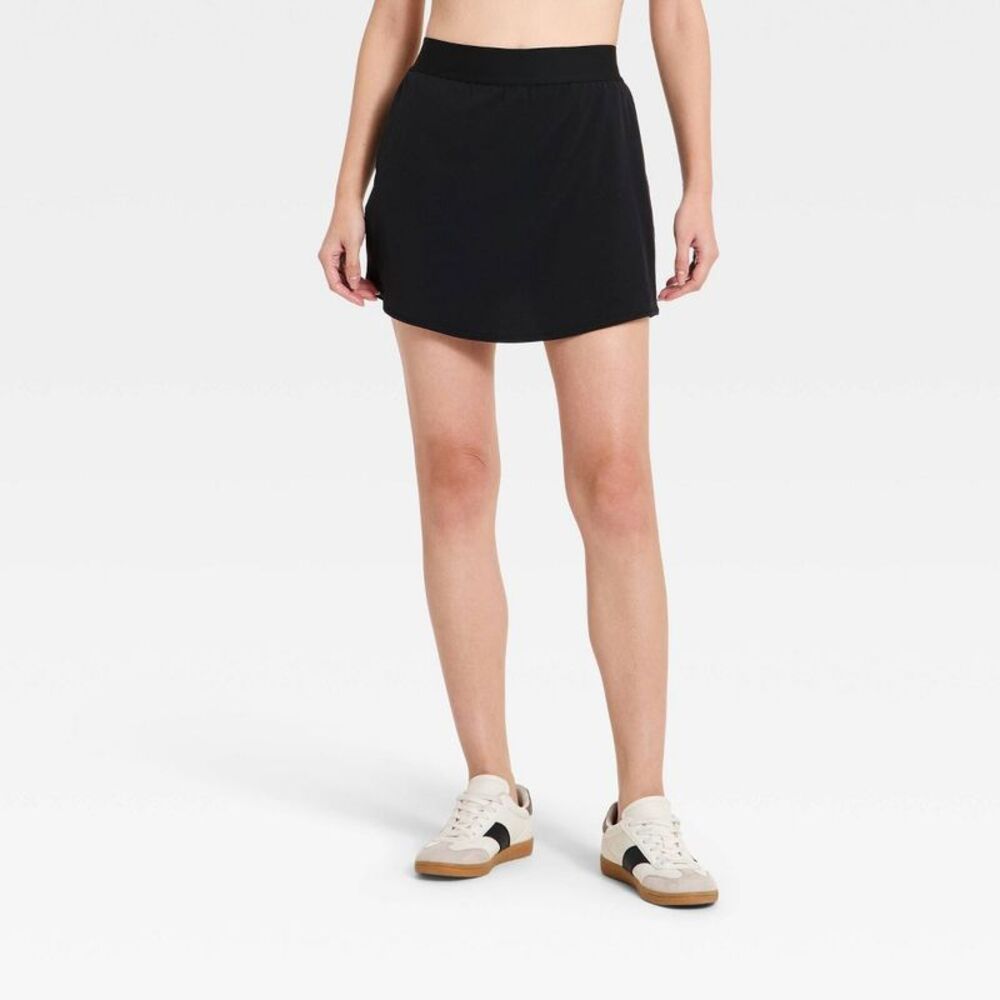 Women's Active Light Woven Skort 15.75" - All In Motion Black L
